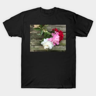 Flowers on a Bench T-Shirt